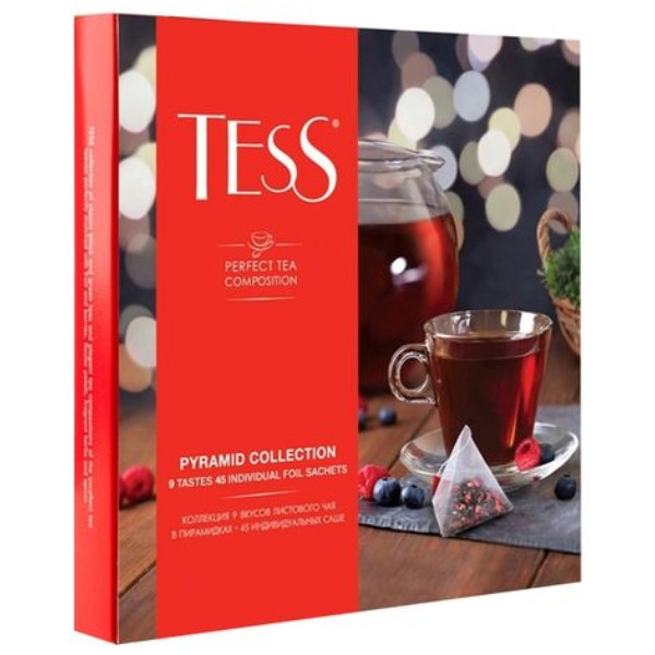 Թեյերի փունջ «Tess» Բուրավետ 12 Տեսակ 60 հատ