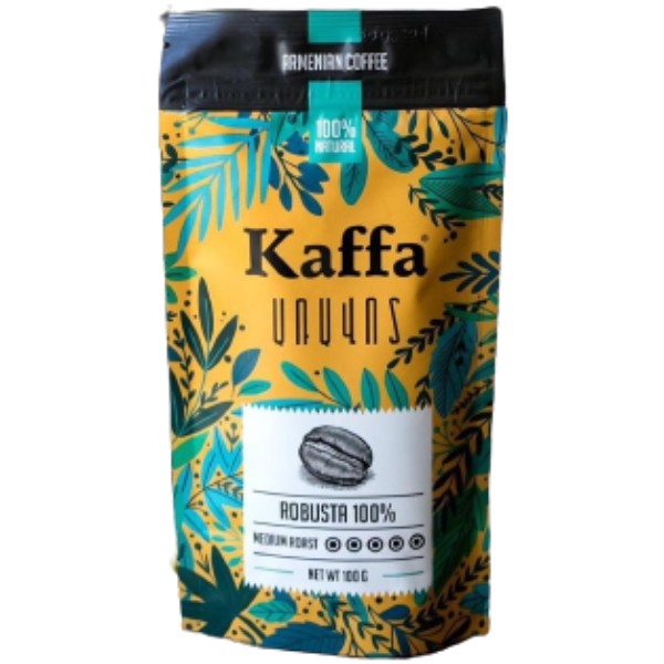 Սուրճ աղացած «Kaffa» Առավոտ ռոբուստա 100գ