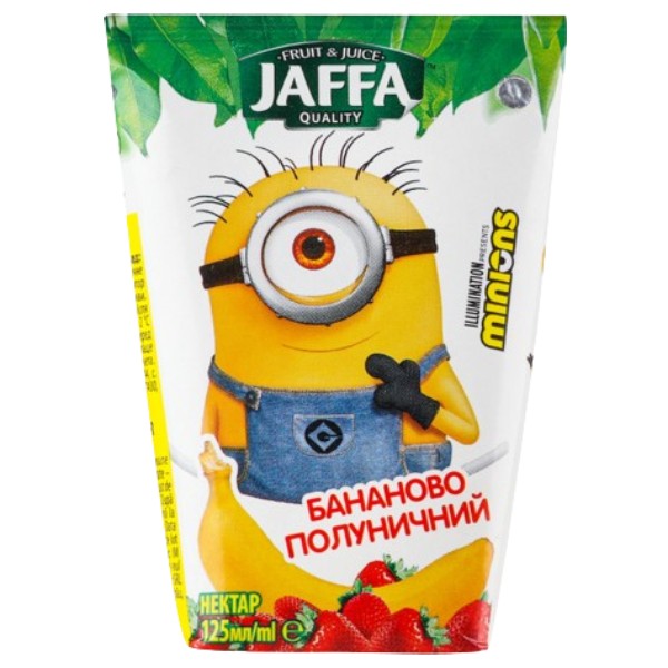 Нектар "Jaffa" Minions банан клубника 0,125л