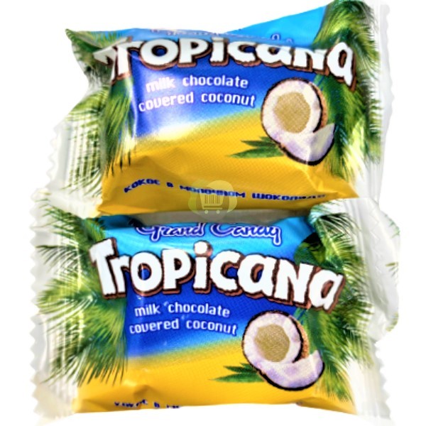 Chocolate candies "Grand Candy" Tropicana coconut in milk chocolate kg