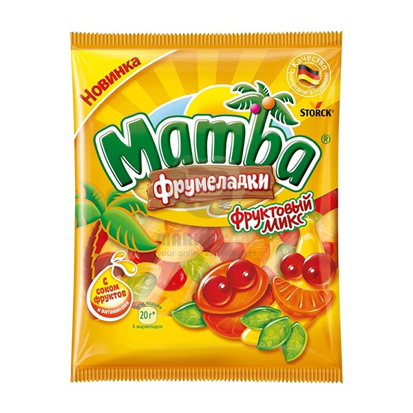 Мармелад "Mamba" фруктовая смесь 72 гр.