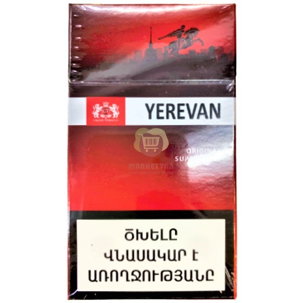 Ծխախոտ «Yerevan» օրիգինալ սուպեր սլիմս 20հտ