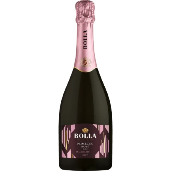 Вино игристое "Bolla" Brut Prosecco Millesimato розовое 11.5% 0.75л