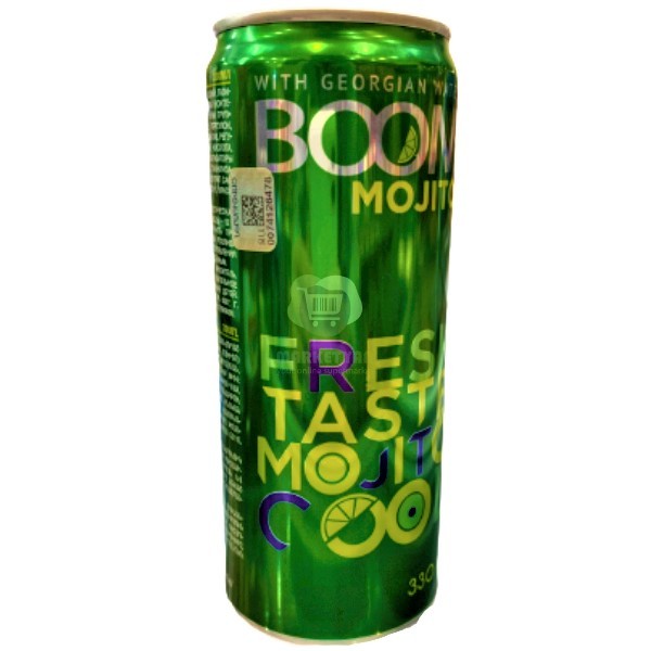 Գազավորված ըմպելիք «Boom» մոխիտո 0.33լ