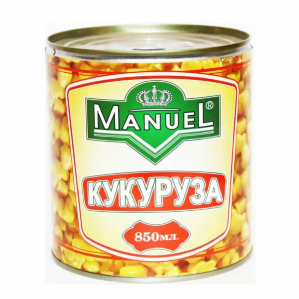 Кукуруза консервированная "Manuel" 850г