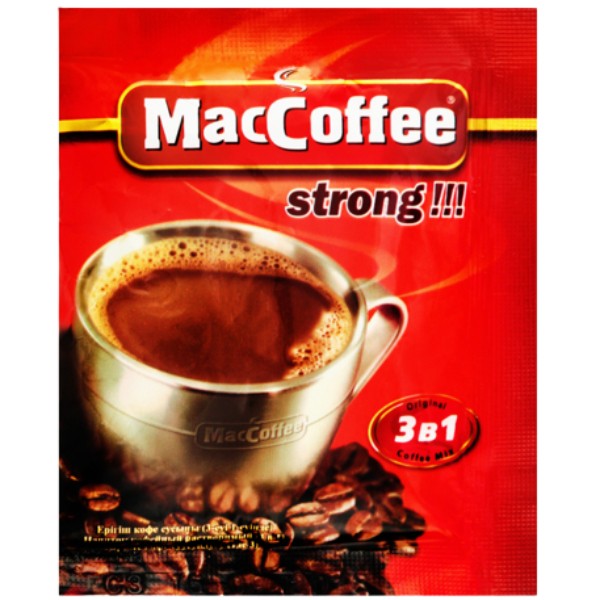 Кофе растворимый "MacCoffee" крепкий 3в1 16г