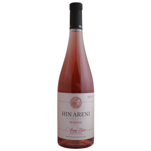 Գինի «Hin Areni» Ռեզերվ վարդագույն անապակ 14.5% 2016 0.75լ