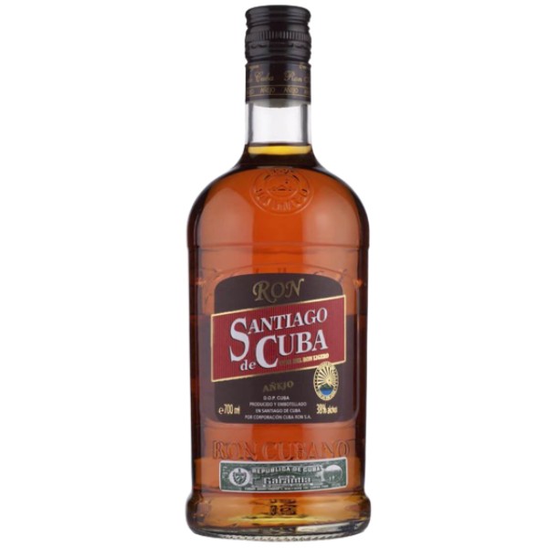 Rum "Santiago de Cuba" Anejo 38% 0.7l