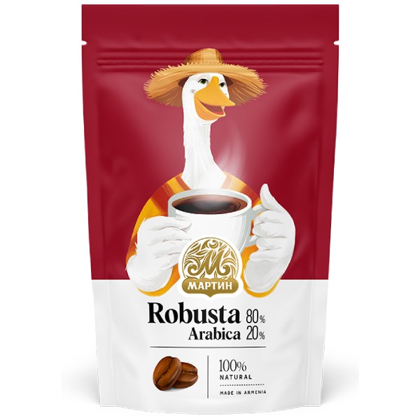 Coffee "От Мартина" Rubasta 80% Arabica 20% 100g