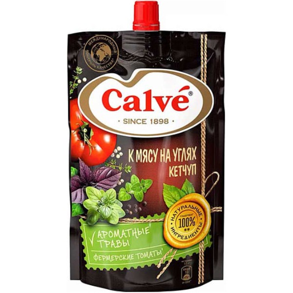 Соусы "Calve" соус мясной на углях 350г