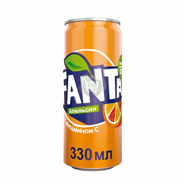 Refreshing drink "Fanta" orange 0,33l