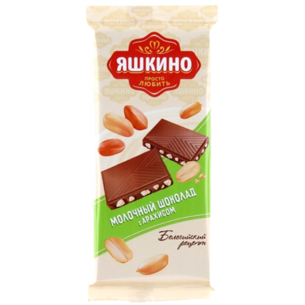 Chocolate "Yashkino" milk with peanuts 90g
